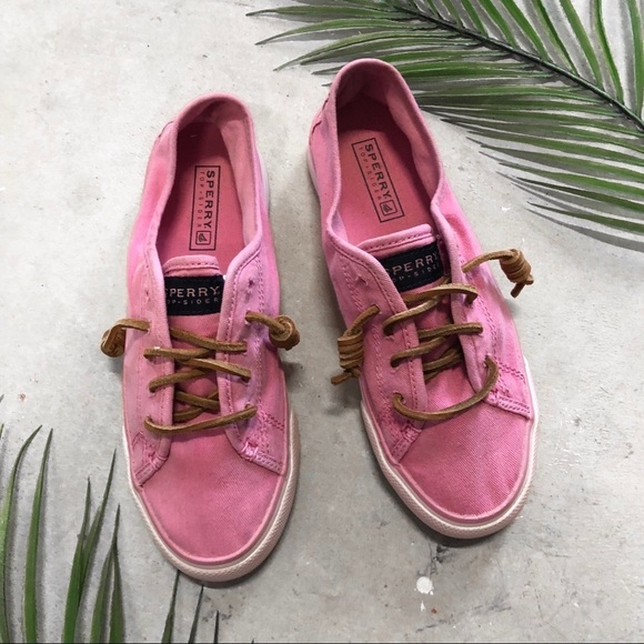 Sperry Top Sider Pink Slides 6 - Picture 1 of 7